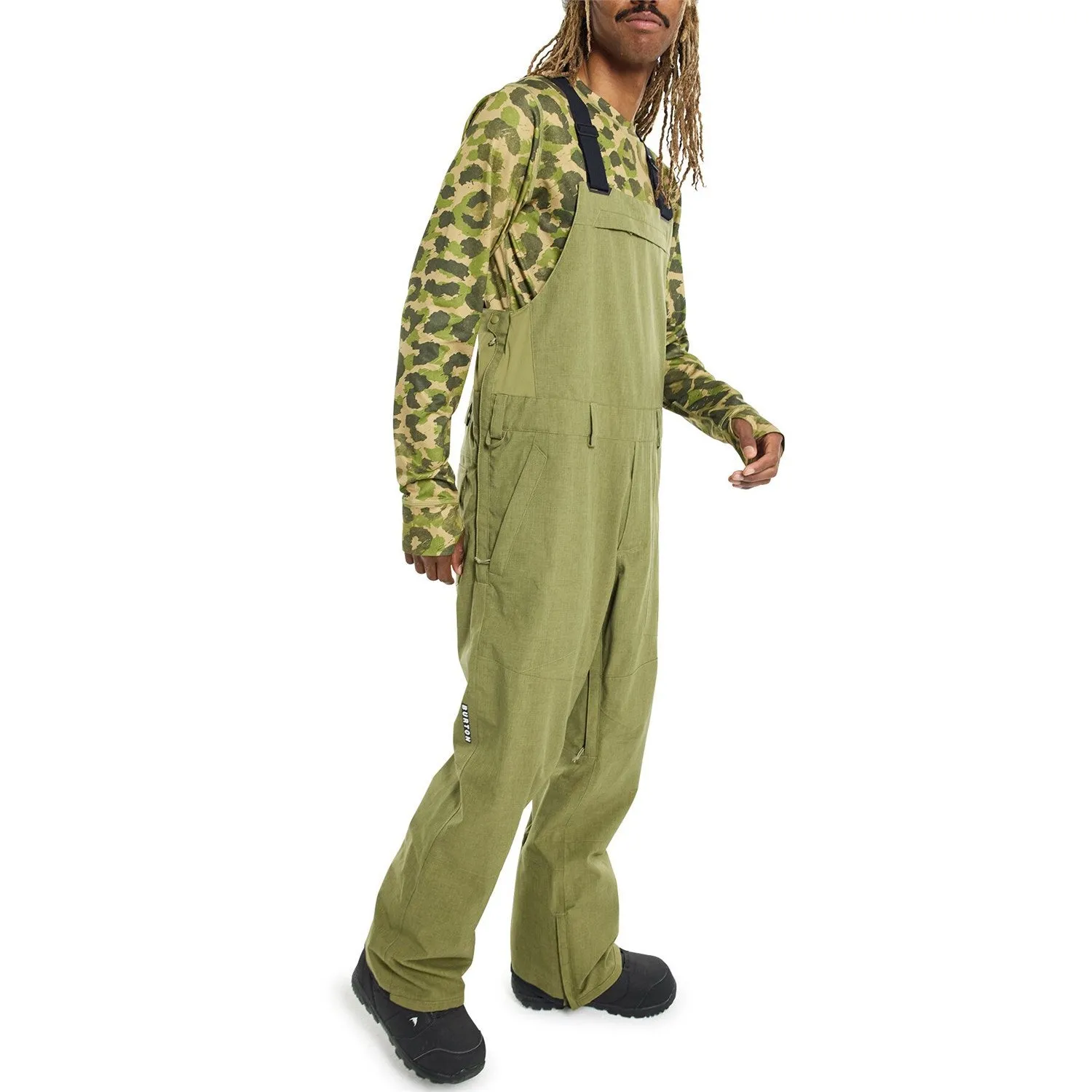 Burton Snowdial Bib Pants, Olive