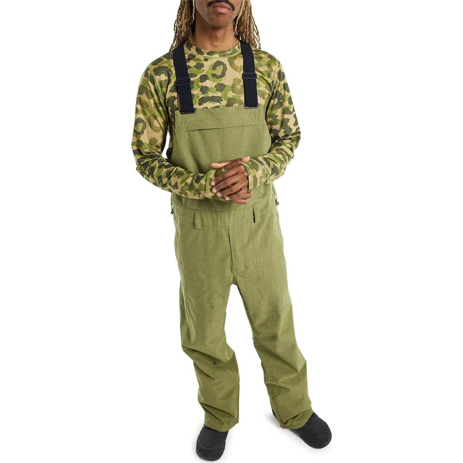 Burton Snowdial Bib Pants, Olive