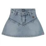 Girls Skirt | Denim Skirt - Light Blue Denim | BABYFACE