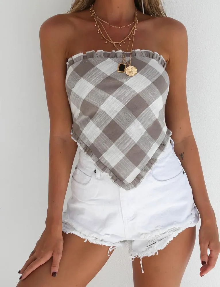 Harley Denim Shorts - White Denim