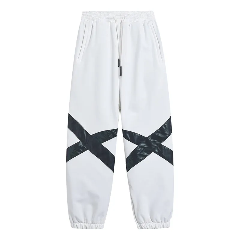 Men's Unisex Arctic Queen Glimmer Neon Light Cross X Snow Pants