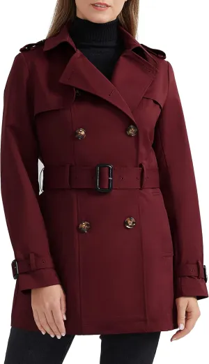 Orolay Women's Double Breasted Trench Coat Windbreaker Jacket with Belt