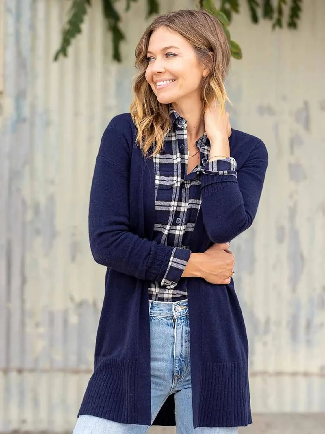 Spicy Sandia Women's Cardigan Sweaters Long Dressy Casual Lightweight Open Front Knit Cardigans for Spring Early Fall