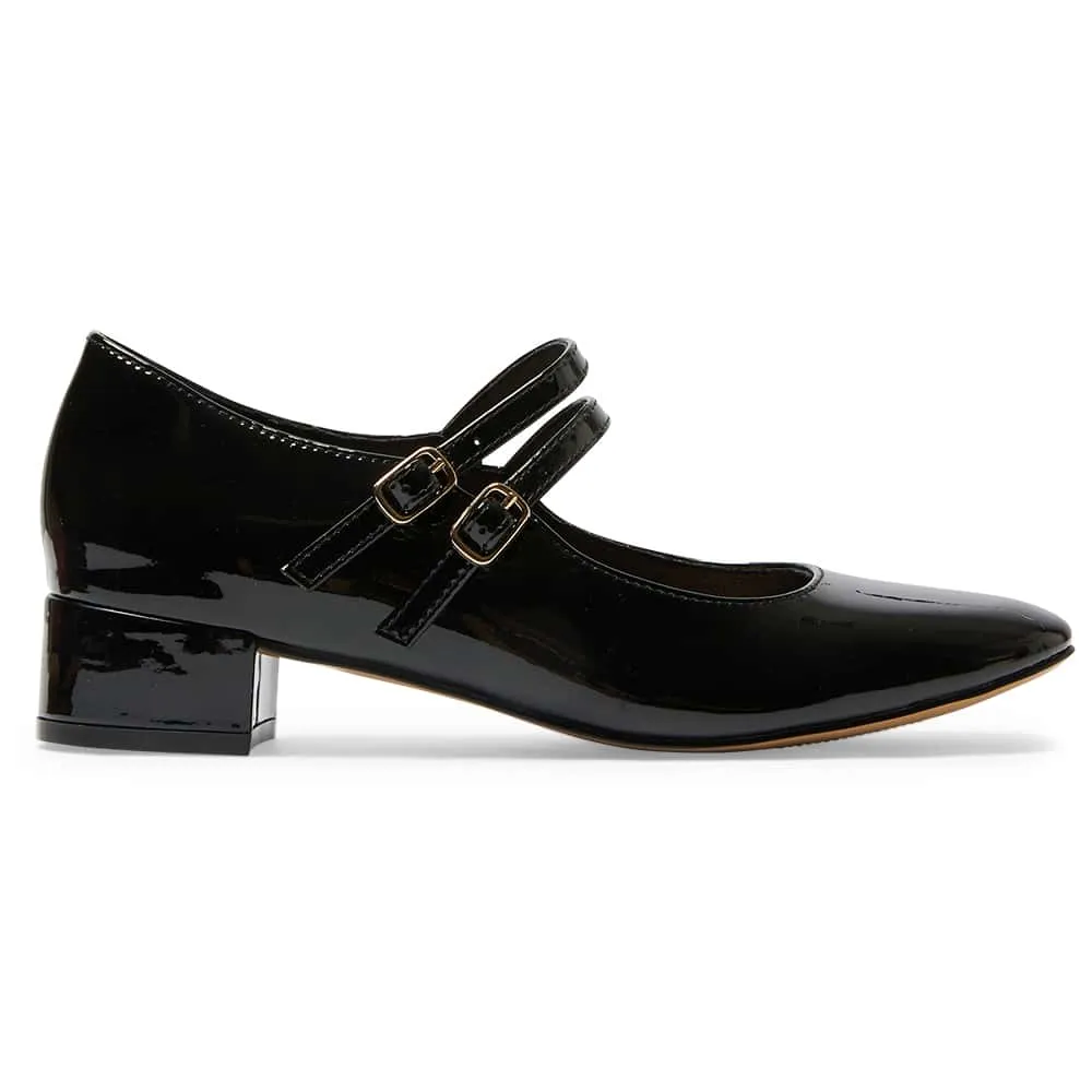 Stefanie Heel in Black Patent