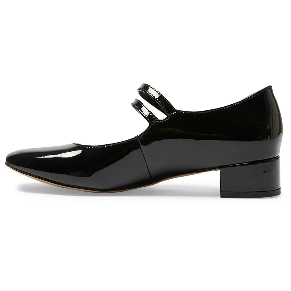 Stefanie Heel in Black Patent