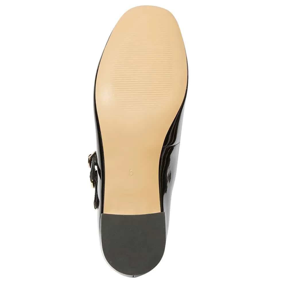 Stefanie Heel in Black Patent