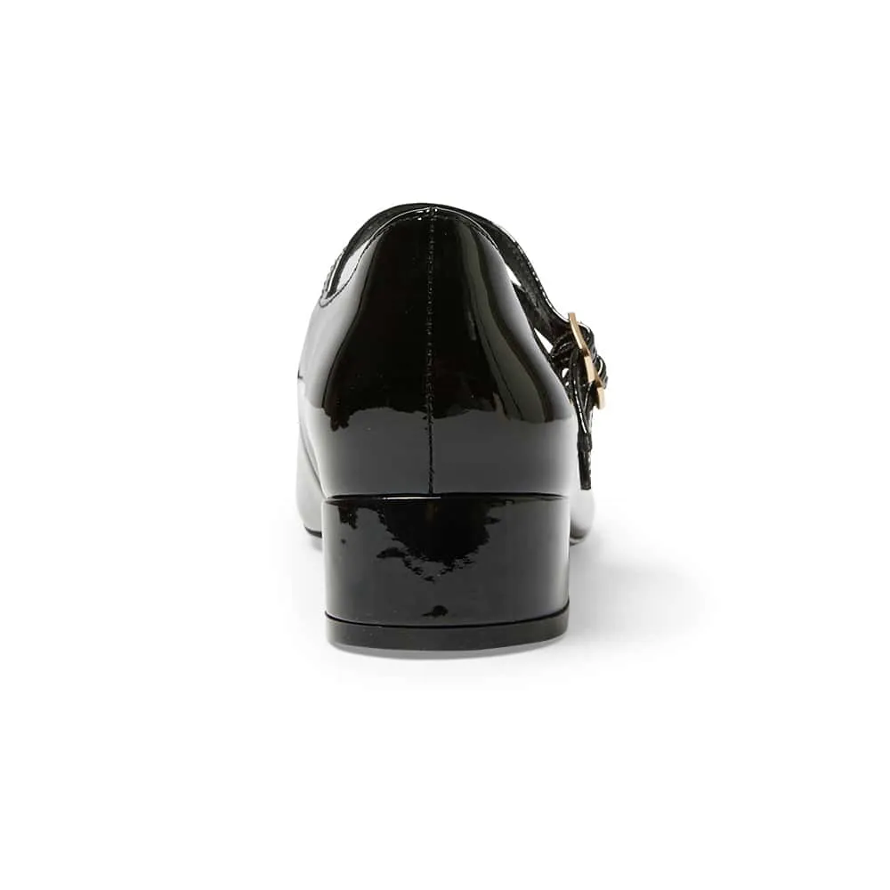 Stefanie Heel in Black Patent