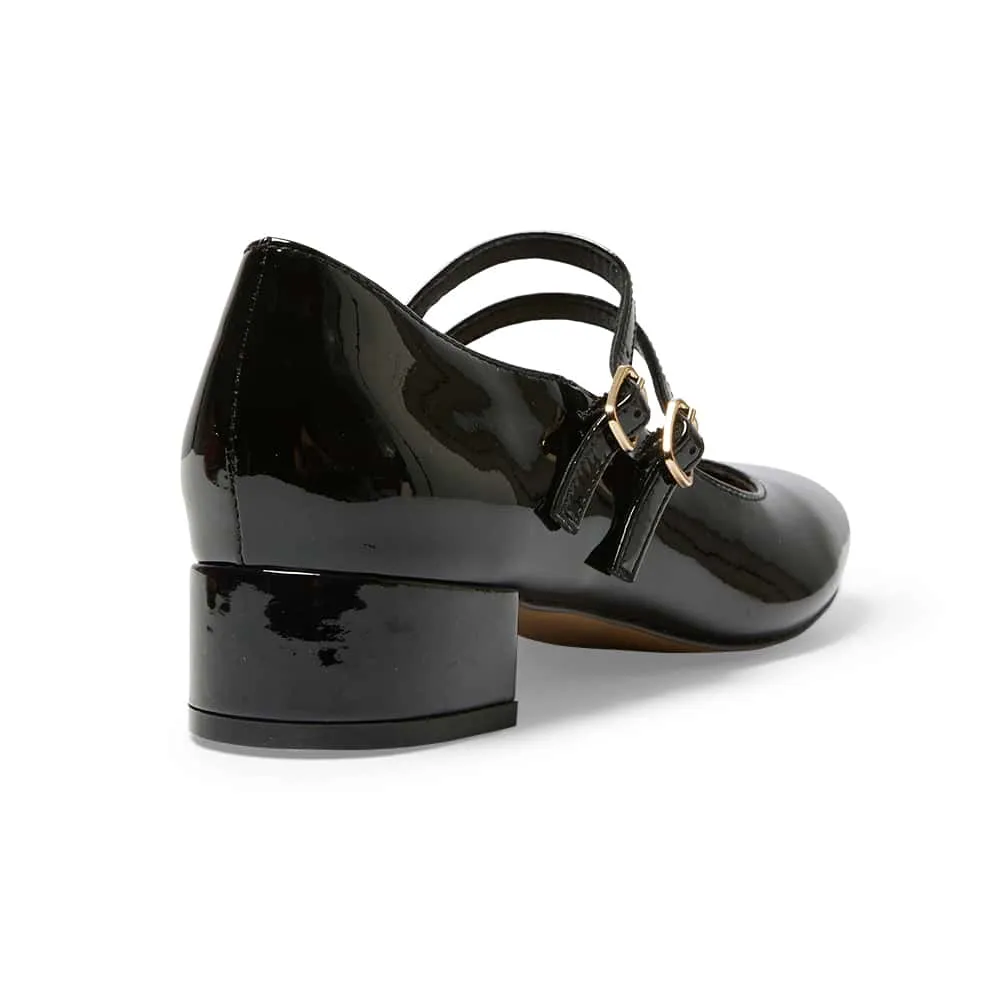 Stefanie Heel in Black Patent