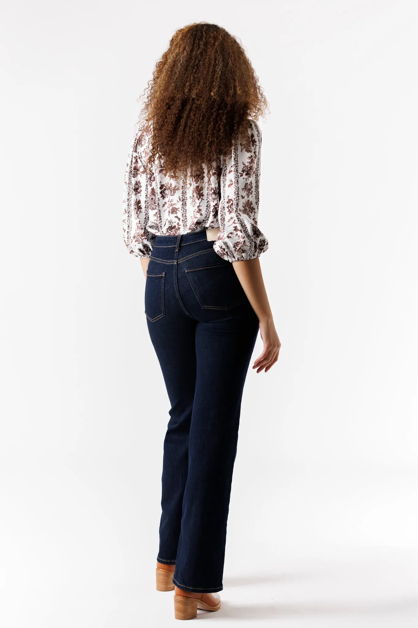 The Eliza Top - Chocolate Garden