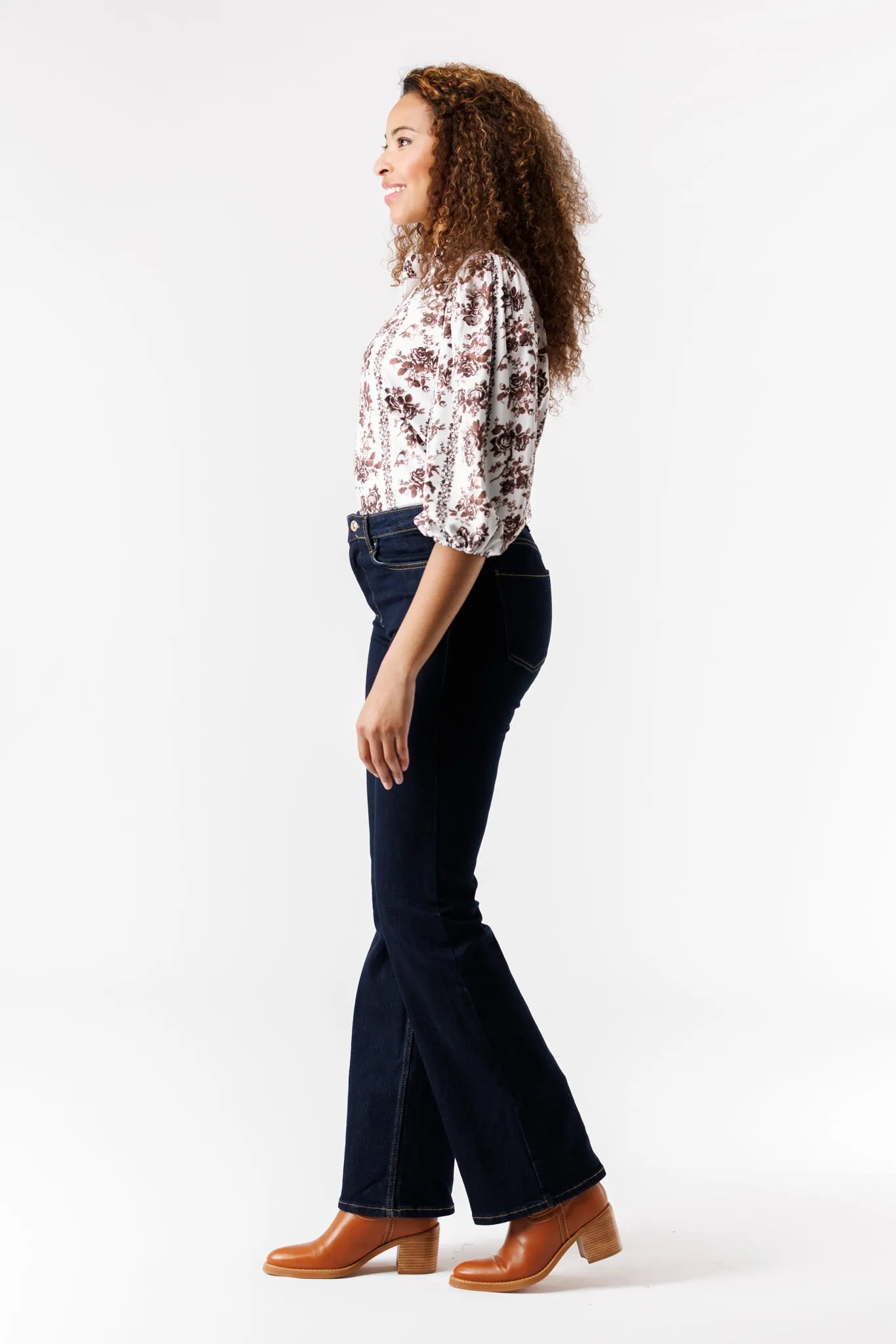 The Eliza Top - Chocolate Garden