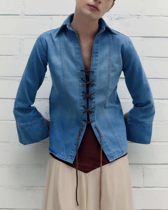 WEST DENIM TOP
